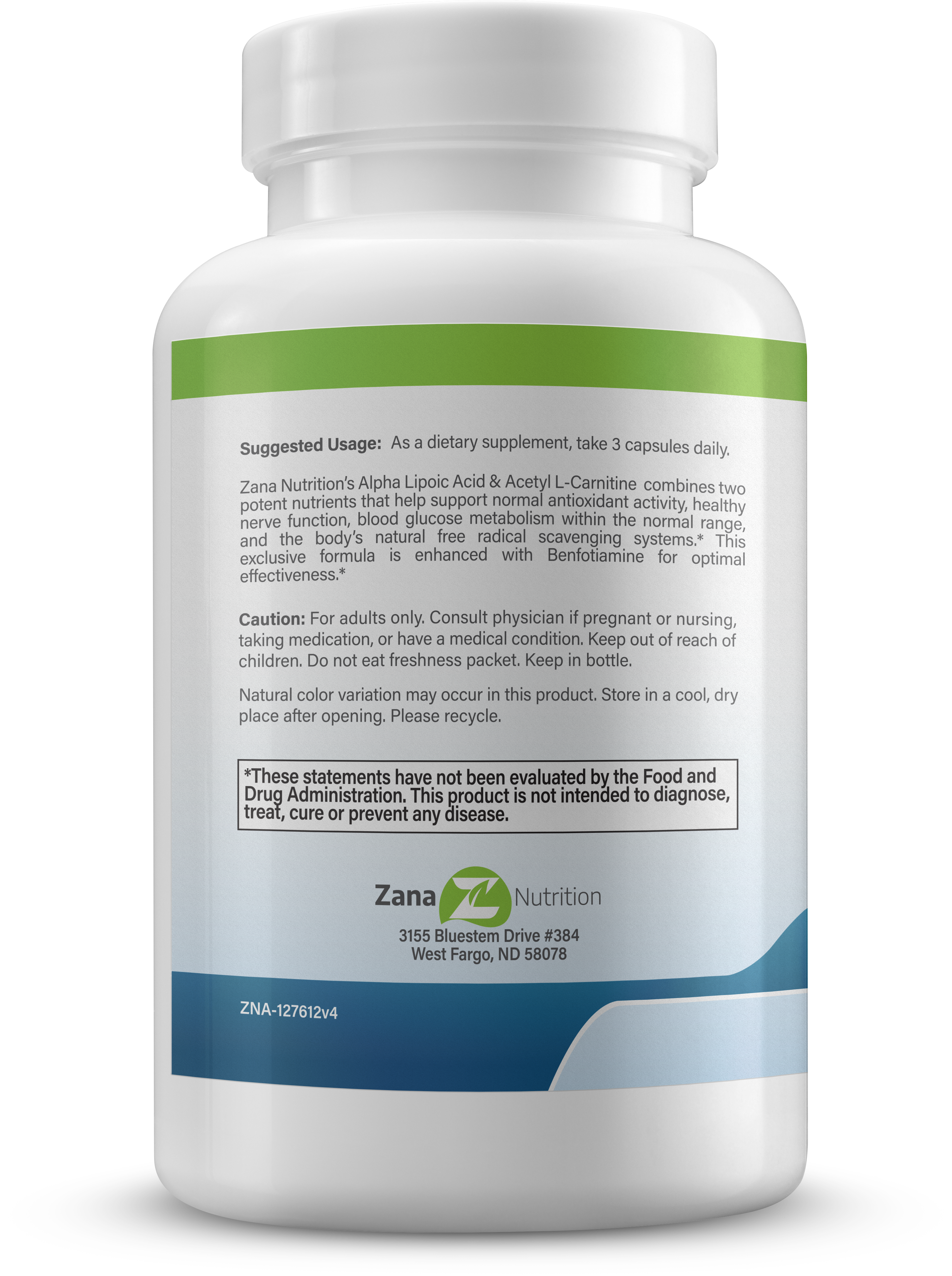 Alpha Lipoic Acid & Acetyl L-Carnitine for Healthy Nerve Function