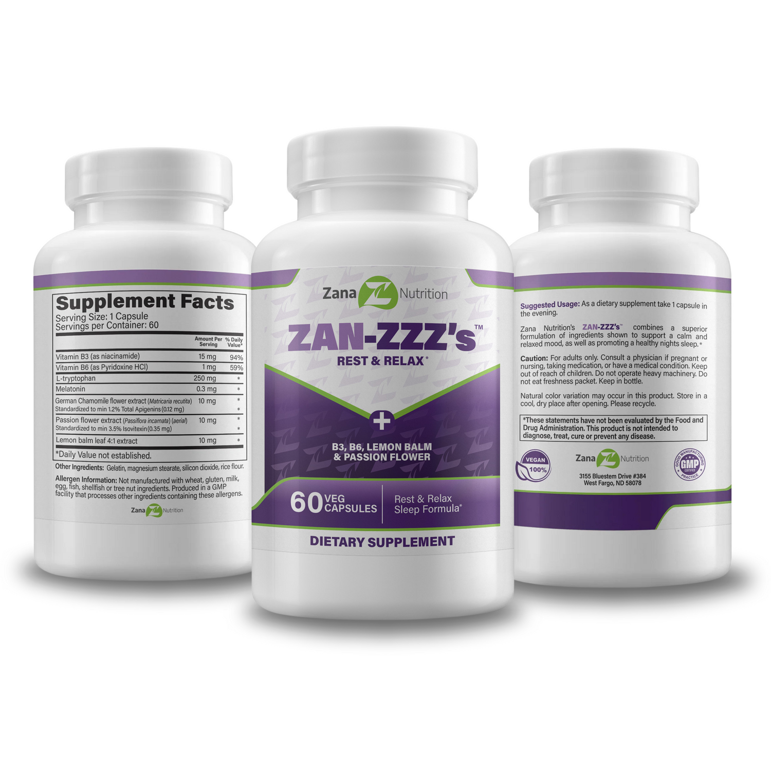 font back and side of Zan-ZZZ&