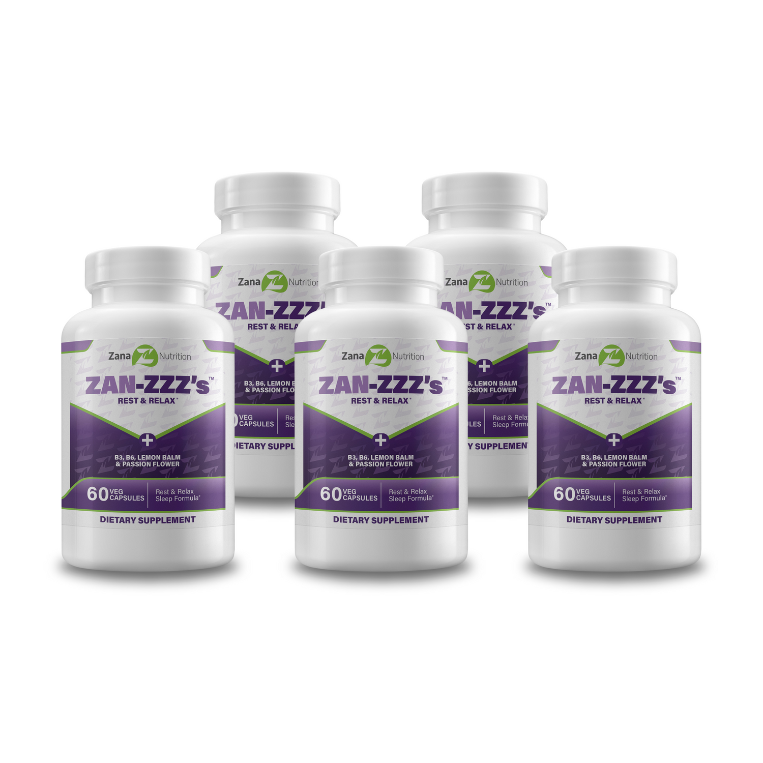 5 bottles of Zan-ZZZ&