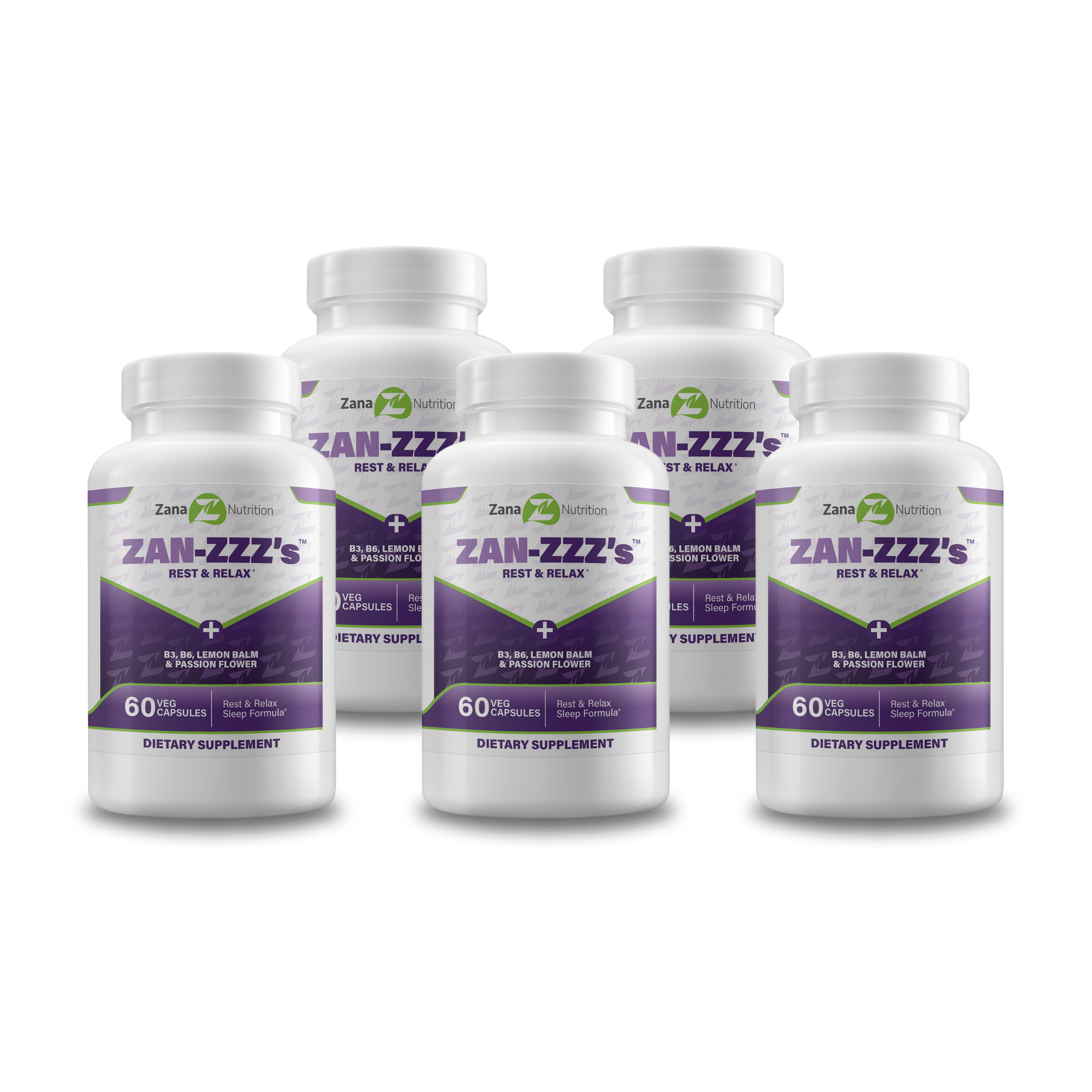 5 bottles of Zan-ZZZ&