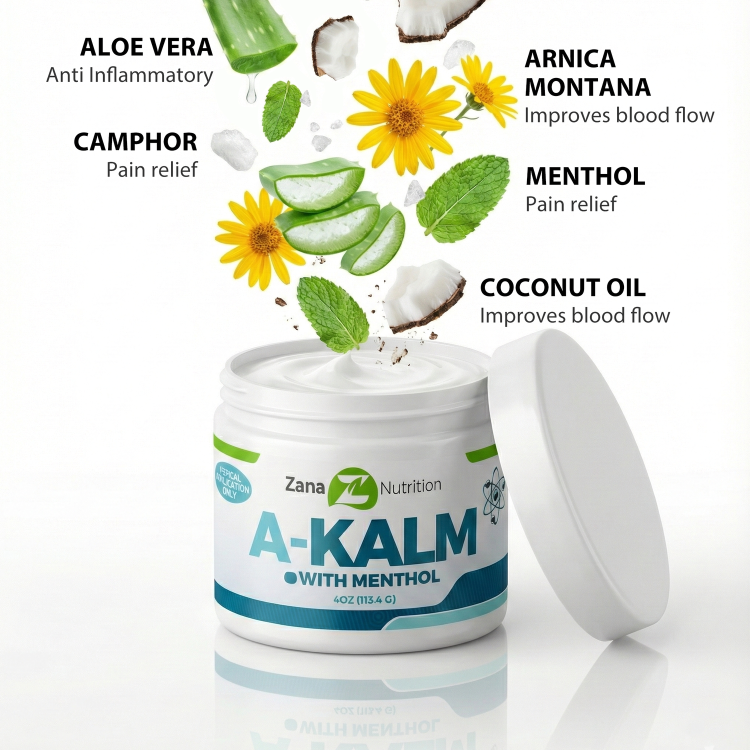 A-Kalm Arthritis Cream: Targeted Joint Pain Relief Zana Nutrition A-Kalm Arthritis Cream: Targeted Joint Pain Relief Zana Nutrition