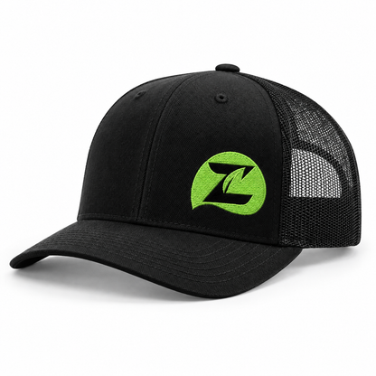 Black RICHARDSON® 112 Zana Logo Hat