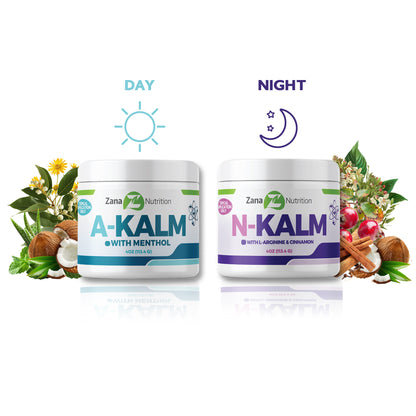 Day and Night treatment with A-kalm and n-kalm