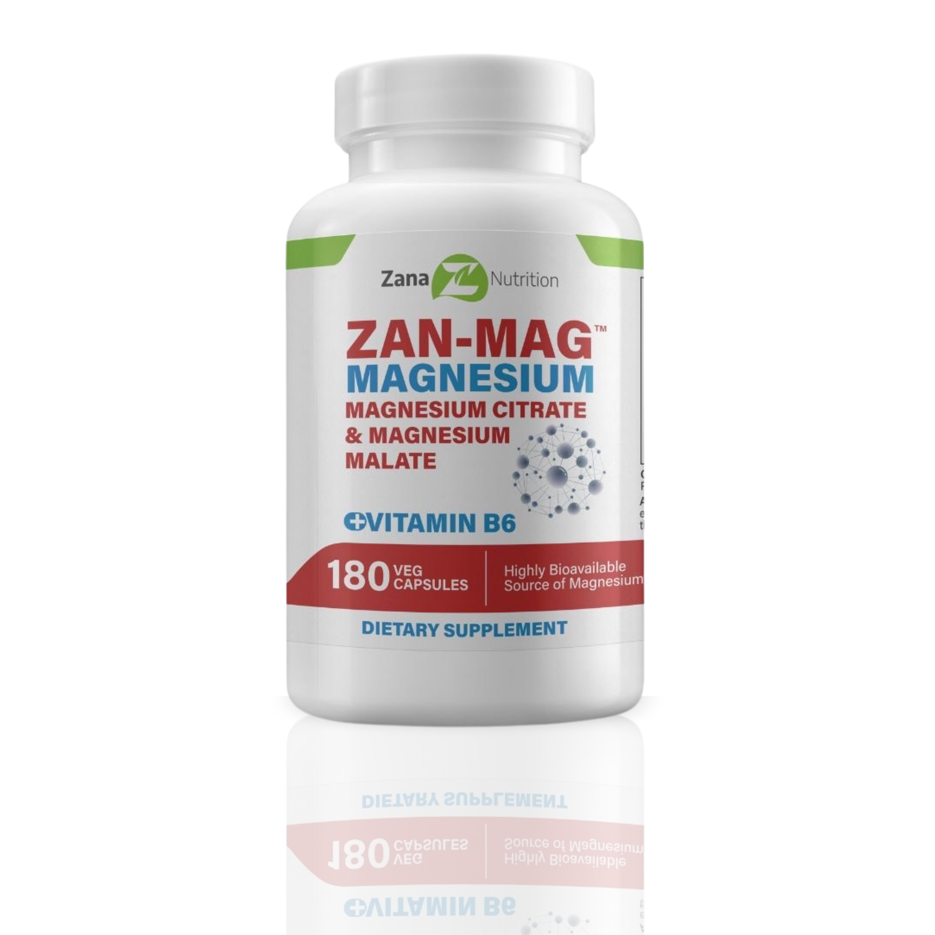 Zan-Mag Bottle with 180 capsules