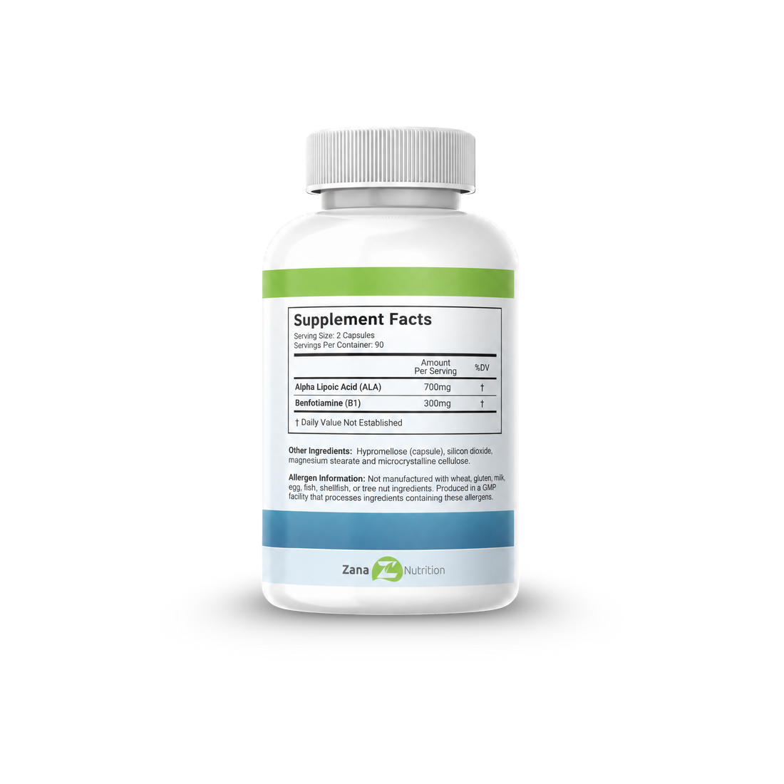 NervCor (Alpha Lipoic Acid &amp; B1) for Healthy Nerve Function