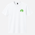 White Tee with Green Zana Logo
