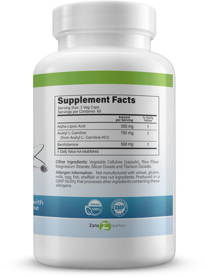 Alpha Lipoic Acid &amp; Acetyl L-Carnitine for Healthy Nerve Function