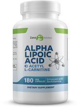 Load image into Gallery viewer, Alpha Lipoic Acid &amp; Acetyl L-Carnitine for Healthy Nerve Function
