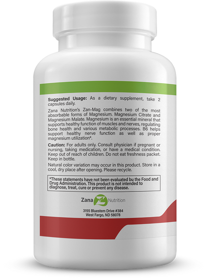 Zan-Mag® Magnesium: Muscle Cramp &amp; Pain Relief